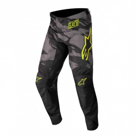 PANTALON CROSS ADULTO ALPINESTARS RACER TACTICAL CAMUFLAJE AMARILLO