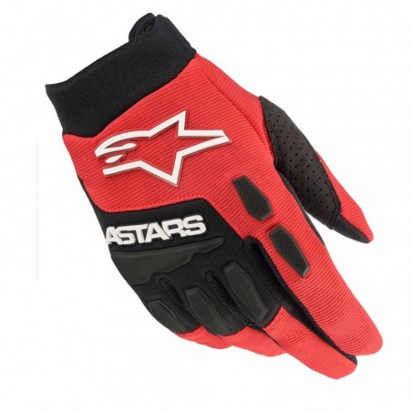 GUANTES CROSS ADULTO ALPINESTARS FULL BORE ROJO/NEGRO