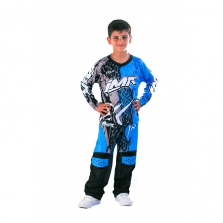 PANTALON CROSS AZUL NIÑO MODELO XFOUR 3K
