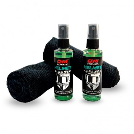 LIMPIADOR CASCOS PARA LLEVAR DE RUTA QM CLEANER 60ML X2