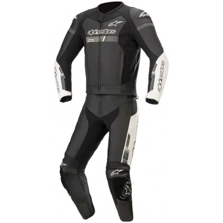 MONO ALPINESTARS GP FORCE CHASER NEGRO Y BLANCO - 2 PIEZAS