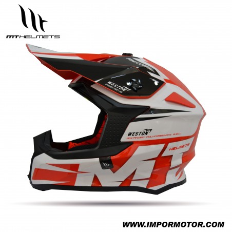 CASCO FALCON WESTON ROJO...