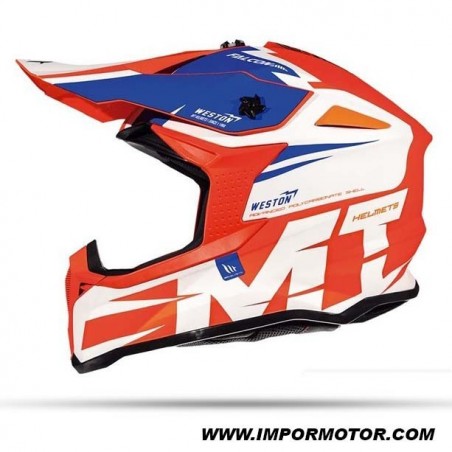 CASCO FALCON WESTON NARANJA...