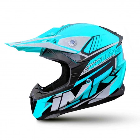 CASCO NIÑO IMR MX AZUL GAMA...